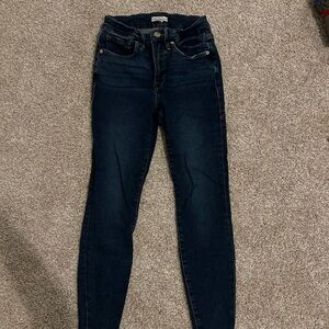 Good American Deep Indigo Skinny Jeans